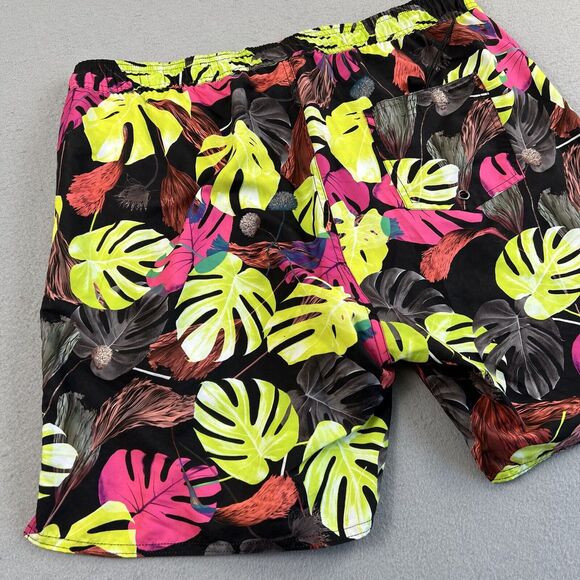 Saturdays NYC Timothy Hyper Monstera Print 7” Inseam Swim Short Men’s Size XL - Picture 16 of 16